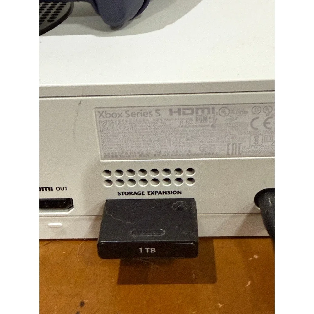 Microsoft Xbox Series S Console White 512GB + 1TB Expansion Stellar Shift Good